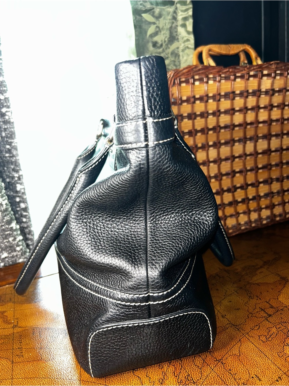Kate Spade New York Blakely Andover Black Pebbled Leather Tote Bag - Picture 5 of 15